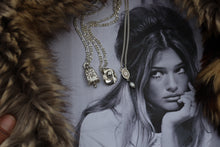 Load image into Gallery viewer, Silver Heart Cowboy Hat Necklace