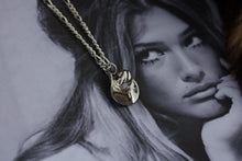 Load image into Gallery viewer, Silver Heart Cowboy Hat Necklace