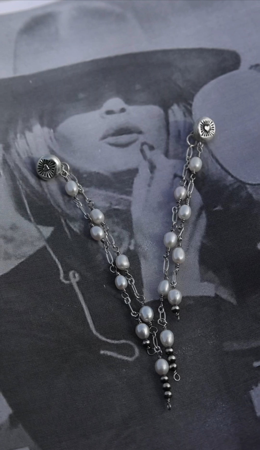 Cowboy Pearl Earrings