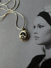 Load image into Gallery viewer, Diamond Set Silver Stamped Pendant

