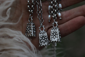 *Preorder* Silver Bell with Pearls