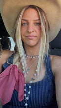 Load image into Gallery viewer, *Pre-Order* Sterling Silver Rolo Chain Pearl Choker
