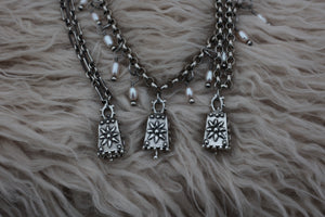 *Preorder* Silver Bell with Pearls