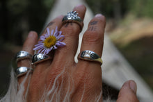 Load image into Gallery viewer, Half Moon Diamond Signet
