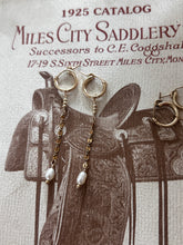 Load image into Gallery viewer, Golden Pearl Earrings
