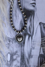 Load image into Gallery viewer, Silver Beads and Heart Necklace *Pre-Order*
