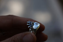 Load image into Gallery viewer, Silver Round Diamond Signet
