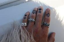 Load image into Gallery viewer, Silver Diamond Ruffle Ring
