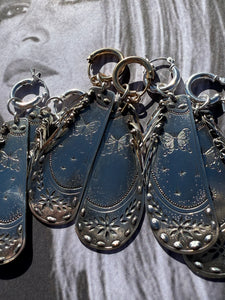 Gold and Silver Chap Earrings