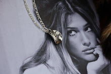 Load image into Gallery viewer, Silver Heart Cowboy Hat Necklace
