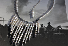 Load image into Gallery viewer, Statement Pearl and Silver Choker
