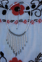 Load image into Gallery viewer, Statement Pearl and Silver Choker
