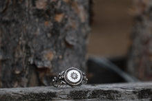 Load image into Gallery viewer, Diamond Set Flower Ring
