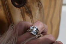 Load image into Gallery viewer, Silver Maverick Ring
