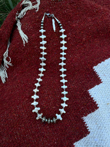 *PREORDER* Cross and Silver Bead Necklace