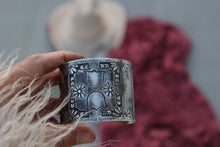 Load image into Gallery viewer, Sterling Silver Hand Engraved Cuff
