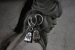 *Pre-Order* Silver Flower Bell Earrings