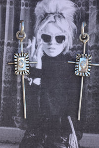 1 Carat Diamond Cross Earrings
