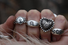 Load image into Gallery viewer, Diamond Star Set Signet
