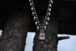 *Preorder* Silver Bell with Pearls