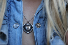 Load image into Gallery viewer, Pre-Order for Ruffle Heart Necklace
