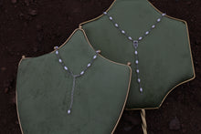 Load image into Gallery viewer, **custom for Sareha*Silver Flower and Pearl Lariat
