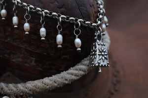 *Preorder* Silver Bell with Pearls