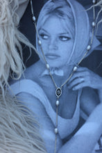 Load image into Gallery viewer, *Pre-Order* Single Strand Flower Pearl Lariat
