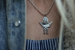 Sterling Silver Cowboy Charm