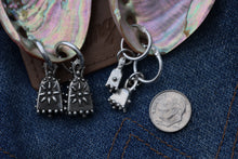 Load image into Gallery viewer, *Pre-Order* Silver Flower Bell Earrings
