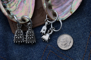 *Pre-Order* Silver Flower Bell Earrings