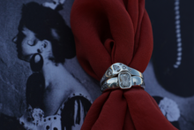 Load image into Gallery viewer, Desert Solitaire Engagement Ring and Custom Band
