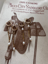 Load image into Gallery viewer, Golden Pearl Earrings
