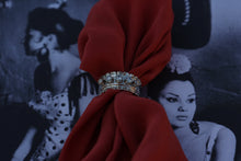 Load image into Gallery viewer, Silver Diamond Ruffle Ring
