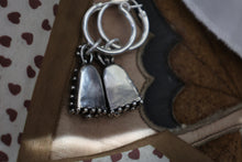 Load image into Gallery viewer, *Pre-Order* Silver Flower Bell Earrings
