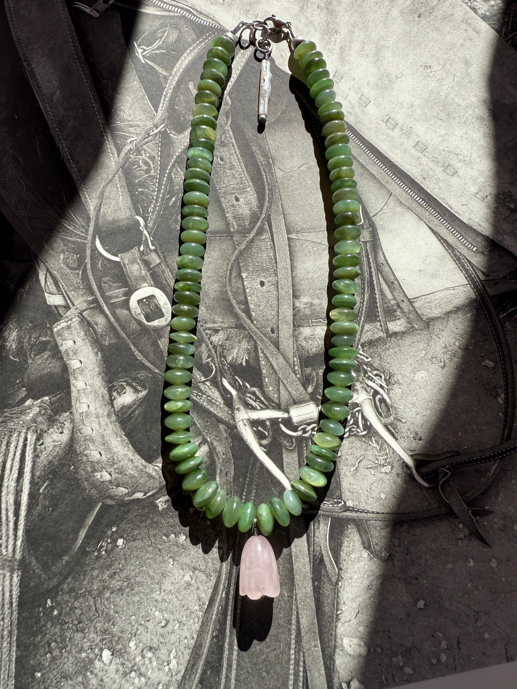 Jade Tulip Necklace