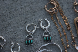 Mini Turquoise Drops