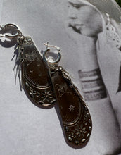 Load image into Gallery viewer, Silver Chap Earrings with Diamond
