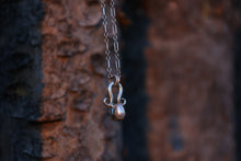 Load image into Gallery viewer, Sterling Silver Pearl Necklace
