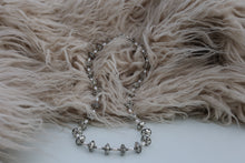 Load image into Gallery viewer, *PRE ORDER* Silver Flower Beads and Pearl Necklace
