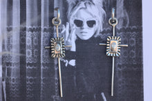 Load image into Gallery viewer, 1 Carat Diamond Cross Earrings

