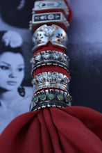 Load image into Gallery viewer, Silver Diamond Ruffle Ring
