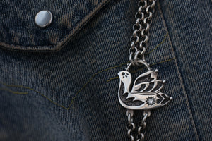 Diamond Dove Necklace