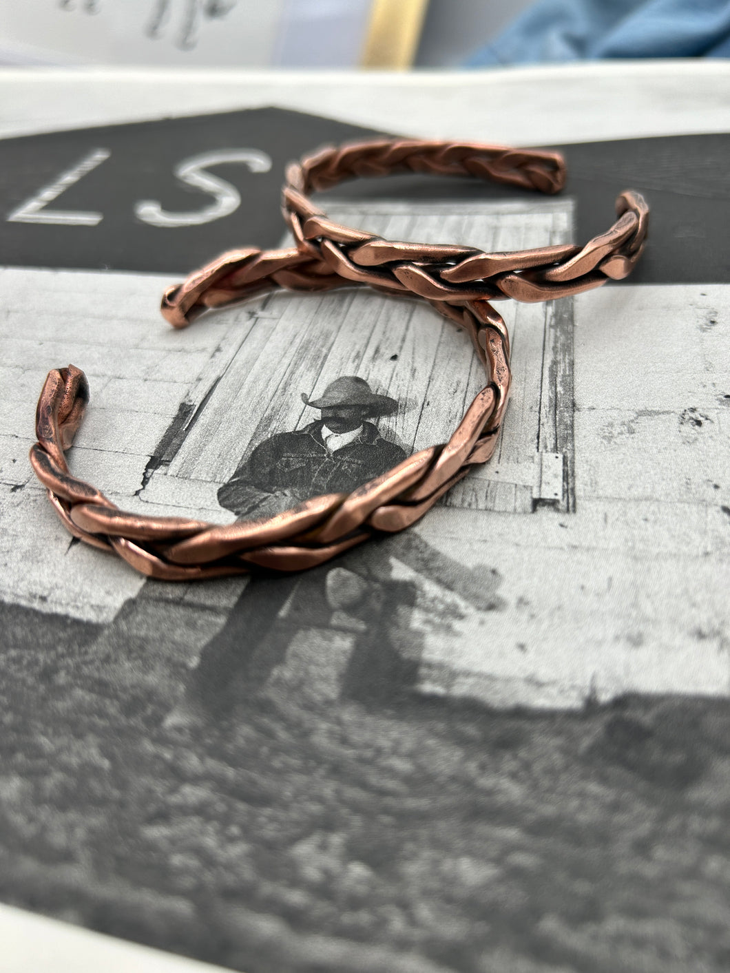 Men’s Braided Copper Cuff