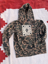 Load image into Gallery viewer, Camo Folk Art Hoodie
