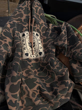 Load image into Gallery viewer, Camo Folk Art Hoodie
