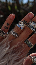 Load and play video in Gallery viewer, Desert Solitaire Engagement Ring and Custom Band
