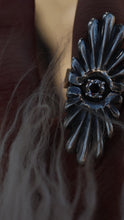 Load and play video in Gallery viewer, Silver Starburst Diamond Ring

