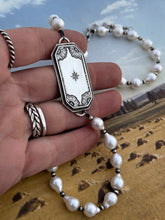 Load image into Gallery viewer, Silver and Pearl Necklace
