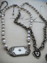 Load image into Gallery viewer, Silver and Pearl Necklace
